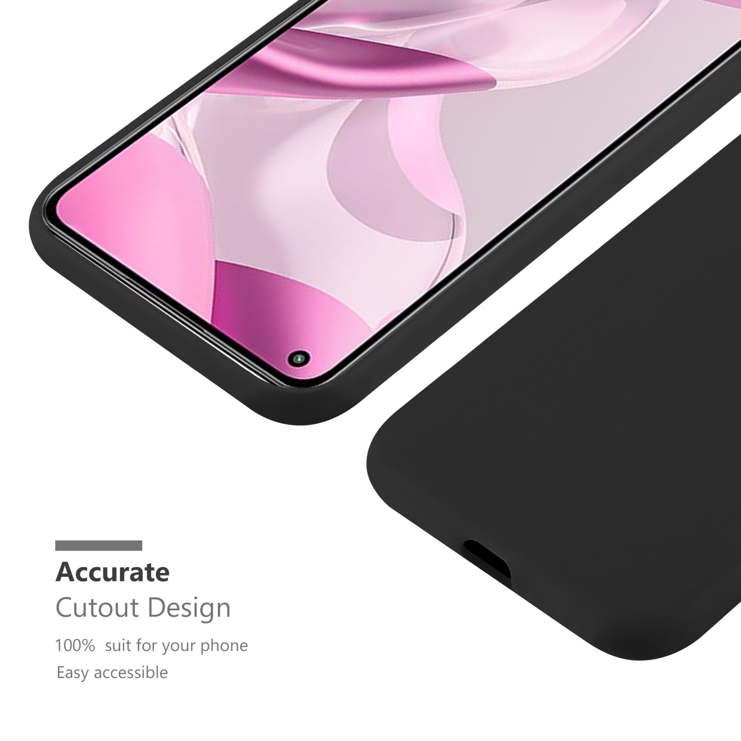 im LITE CADORABO Backcover, / TPU SCHWARZ / Xiaomi, Hülle NE, LITE CANDY 11 (4G 11 Style, Candy Mi 5G)