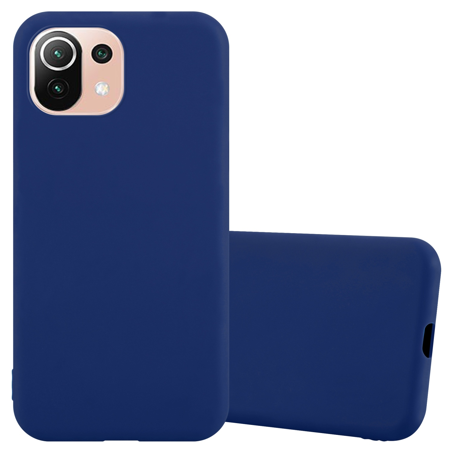 CANDY DUNKEL 11 Style, Mi Xiaomi, 11 LITE 5G) im Candy LITE Backcover, / BLAU CADORABO TPU (4G Hülle / NE,