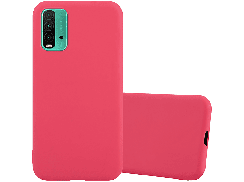 CADORABO Hülle im TPU Candy Style, Backcover, Xiaomi, RedMi 9T / POCO M3, CANDY ROT