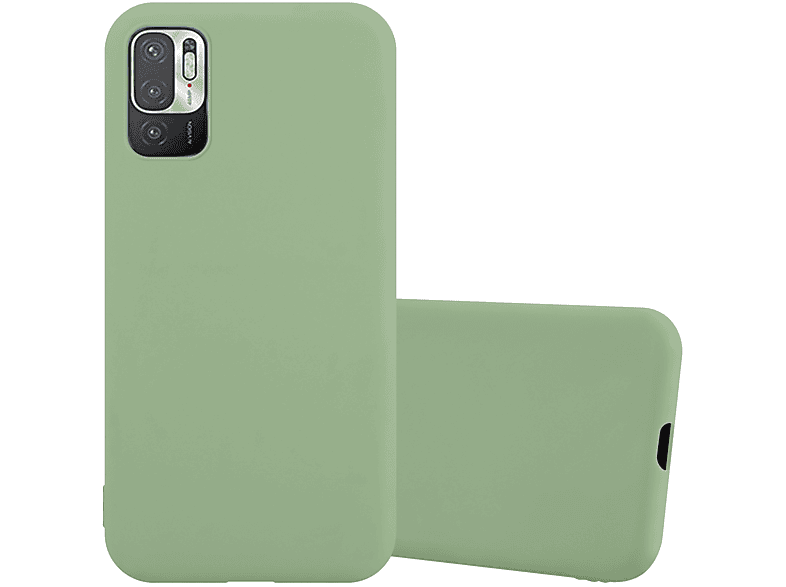 CADORABO Hülle im PASTELL PRO TPU Backcover, CANDY 10 5G, POCO M3 RedMi Candy 5G Xiaomi, NOTE Style, GRÜN 