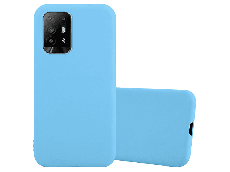 Cadorabo Cover Morbida In TPU Per Oppo A94 5G, Colore Verde Pastello Candy, Sottile 1,2mm, Antiurto E Antigraffio