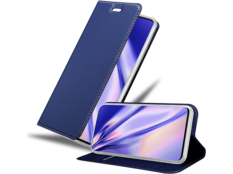 CADORABO Handyhülle Classy Book Style, Bookcover, Oppo, FIND X5 PRO, CLASSY DUNKEL BLAU