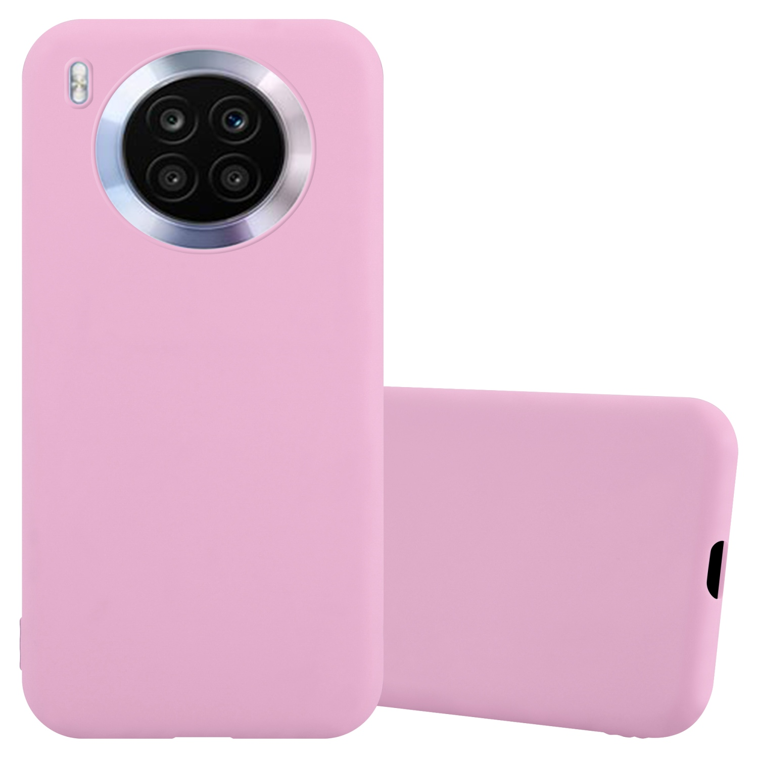 50 im Style, Candy Hülle CADORABO Honor, Backcover, CANDY TPU ROSA LITE,