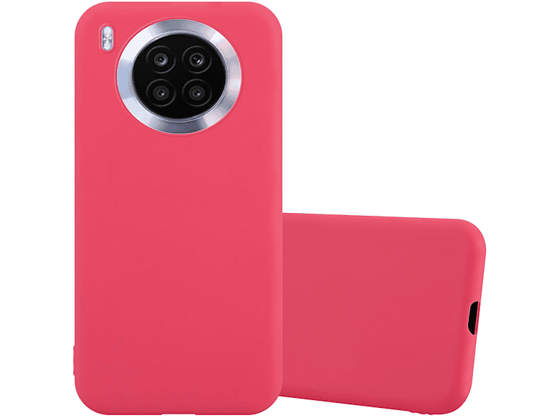 CADORABO Hülle im 50 LITE, TPU ROT Backcover, CANDY Honor, Candy Style