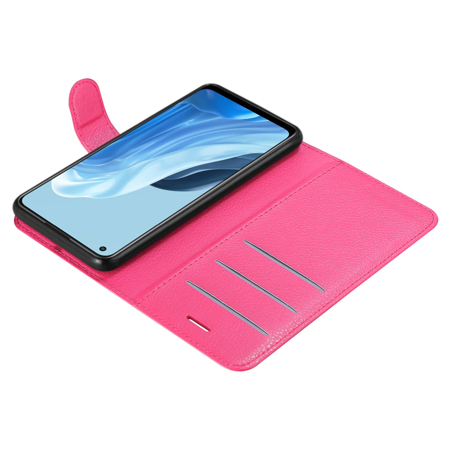 CADORABO Book Hülle / LITE PINK Reno7 5G, FIND Bookcover, CHERRY X5 Oppo, Standfunktion