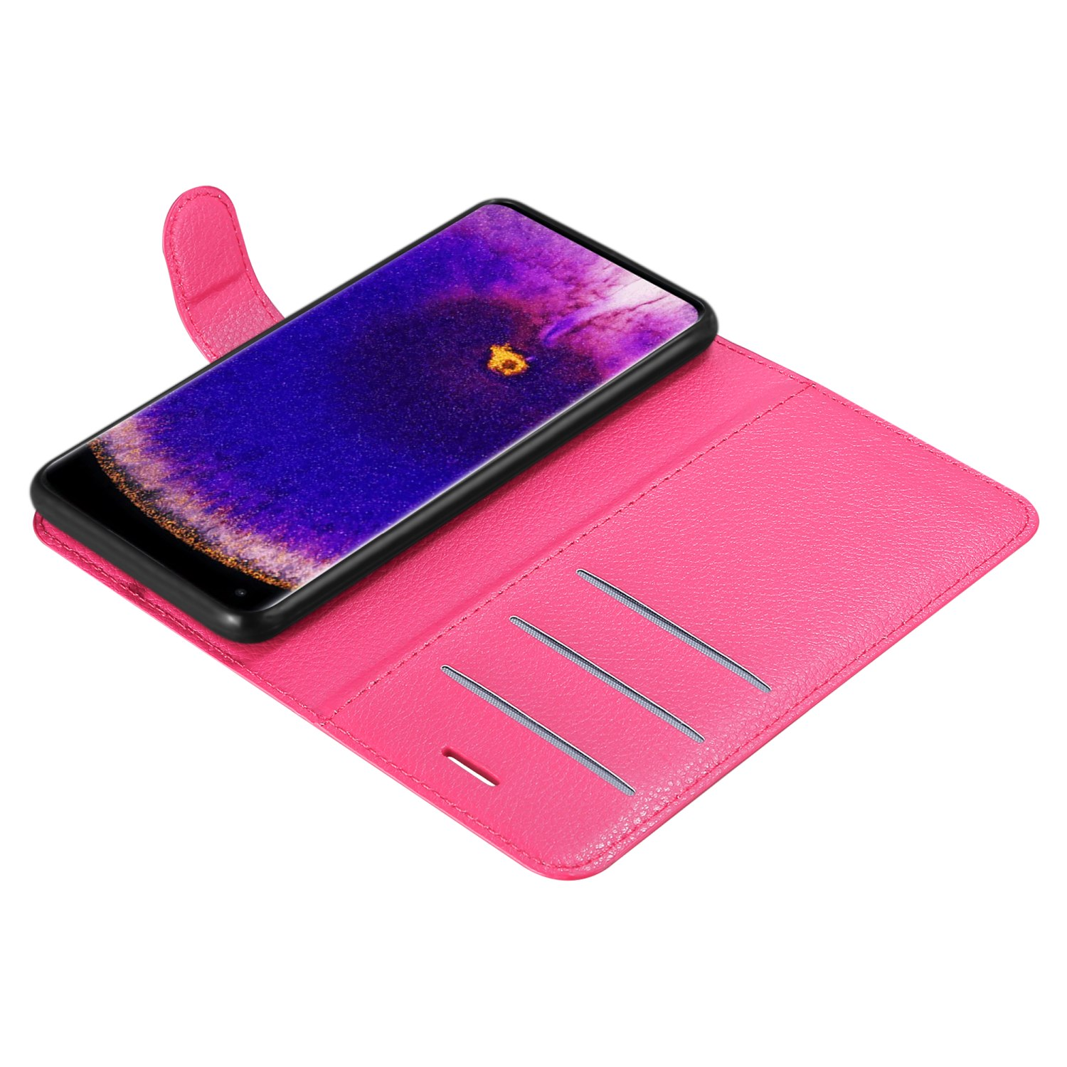 Bookcover, Hülle Book PRO, Oppo, PINK X5 FIND CHERRY Standfunktion, CADORABO