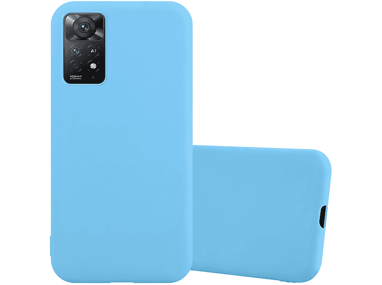 CADORABO Hülle im TPU Candy Style, Backcover, Xiaomi, RedMi NOTE 11 PRO 4G / 5G, CANDY BLAU