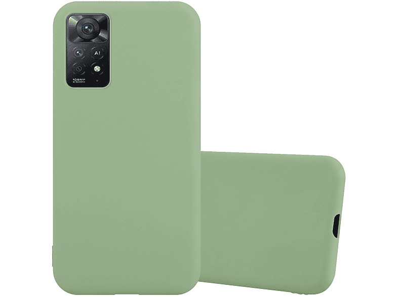 CADORABO Hülle im TPU Candy 5G, PRO Backcover, RedMi Xiaomi, Style, GRÜN / NOTE 11 CANDY 4G PASTELL