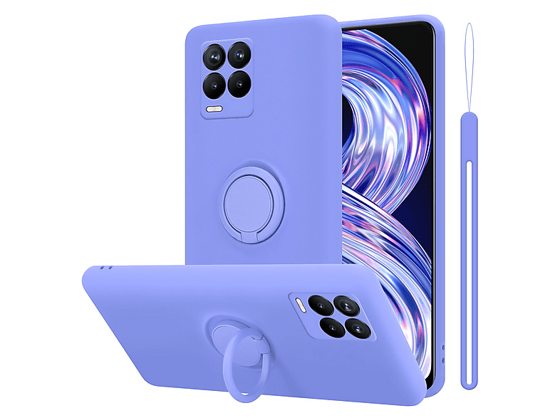 Cadorabo Estuche Compatible Con Realme 9 4G / 9 Pro+ En Negro Antracita - Funda Protectora Con Cierre