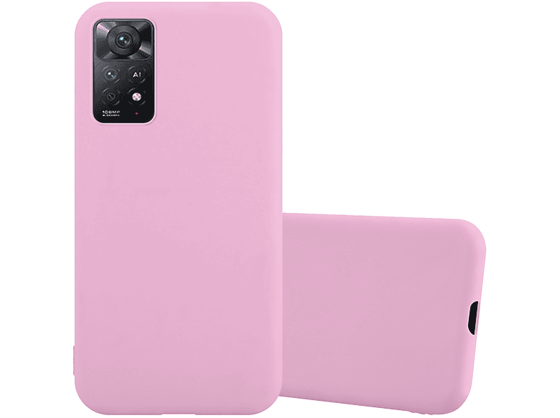 CADORABO Candy Style, 11 RedMi im CANDY 4G ROSA Hülle TPU Xiaomi, Backcover, / NOTE PRO 5G,