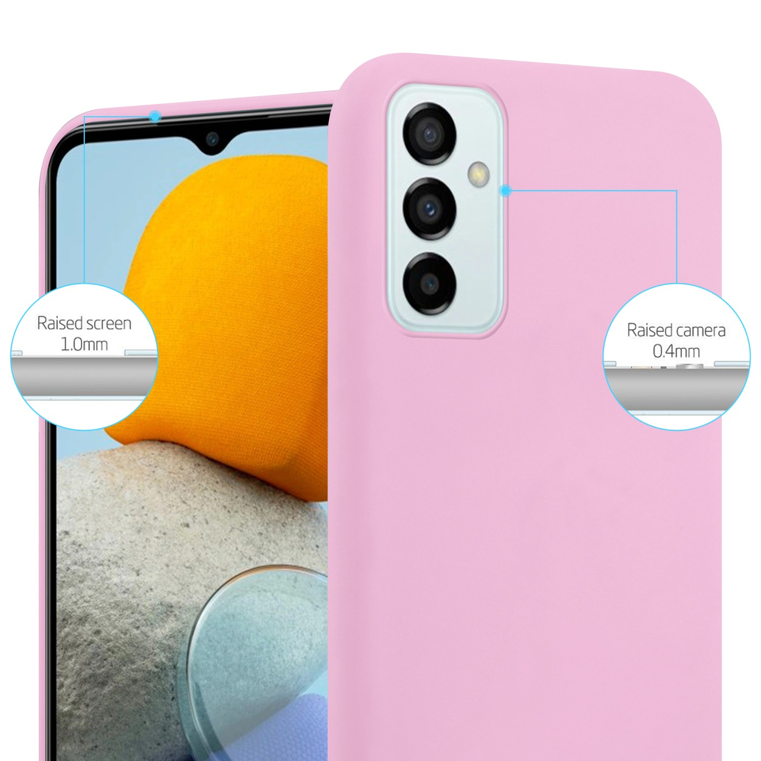 ROSA CADORABO TPU Hülle M23 Samsung, im CANDY Backcover, Galaxy Candy Style, 5G,