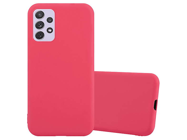 Cadorabo Cover Per Honor 8A Candy Rosso - Custodia Sottile TPU, Morbida E Antiurto, Ultra Slim 1,2mm, Bordo Rialzato