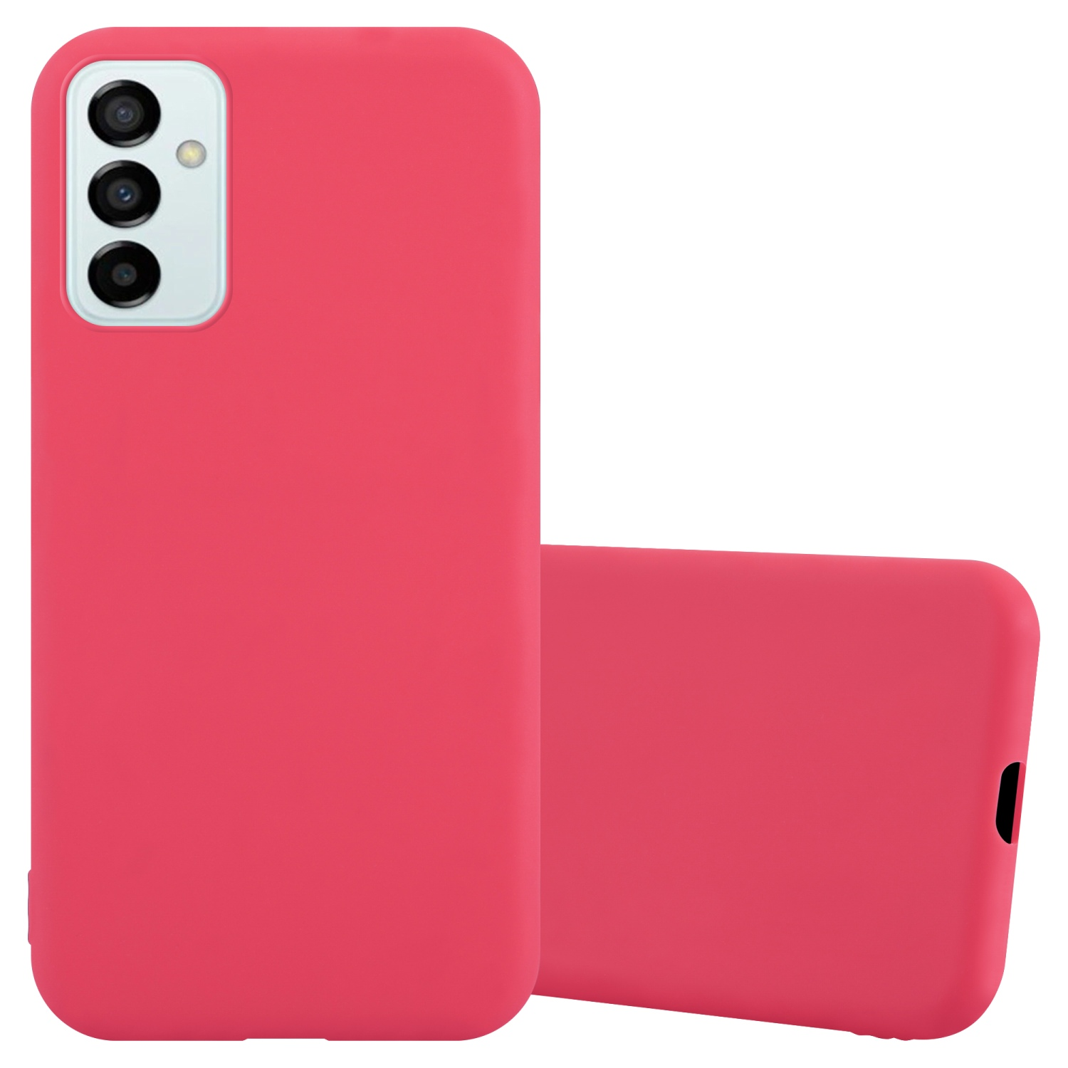 CADORABO Hülle im 5G, TPU Style, Galaxy M23 CANDY Backcover, Samsung, Candy ROT