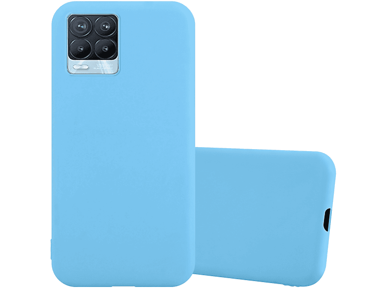 CADORABO Hülle im TPU CANDY 4G Style, 8 PRO, Candy Realme, / BLAU Backcover, 8