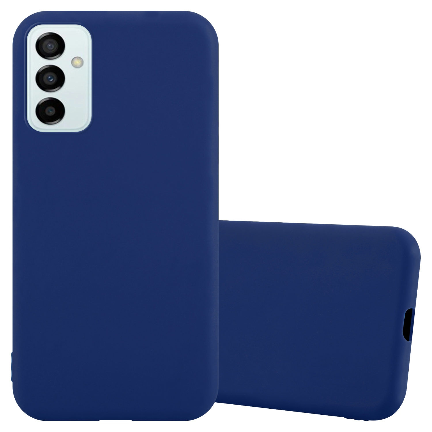 CADORABO Hülle Backcover, 5G, im Candy DUNKEL M23 CANDY Style, BLAU Galaxy TPU Samsung