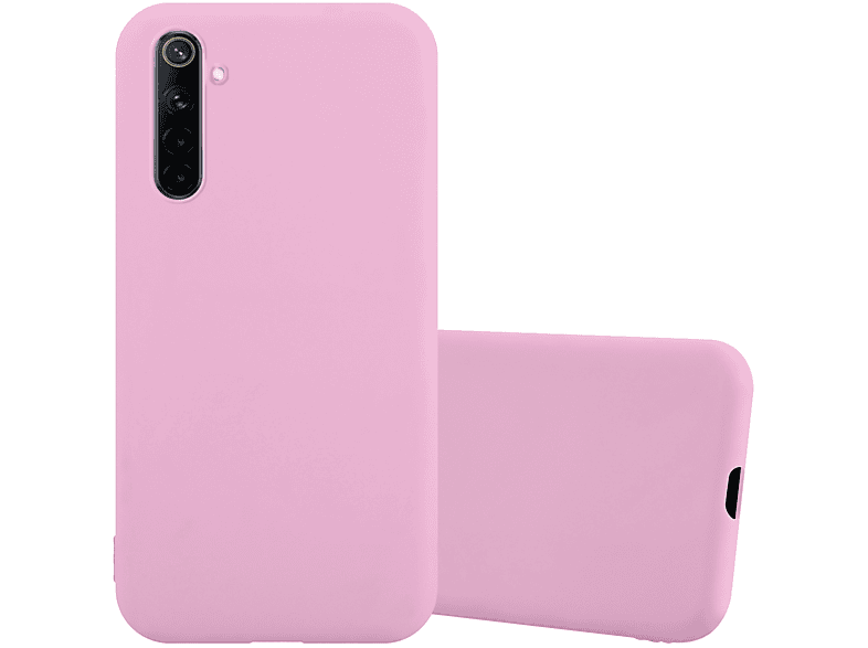 CADORABO Hülle im 6 Realme, 6s, CANDY Candy Backcover, ROSA TPU 4G / Style
