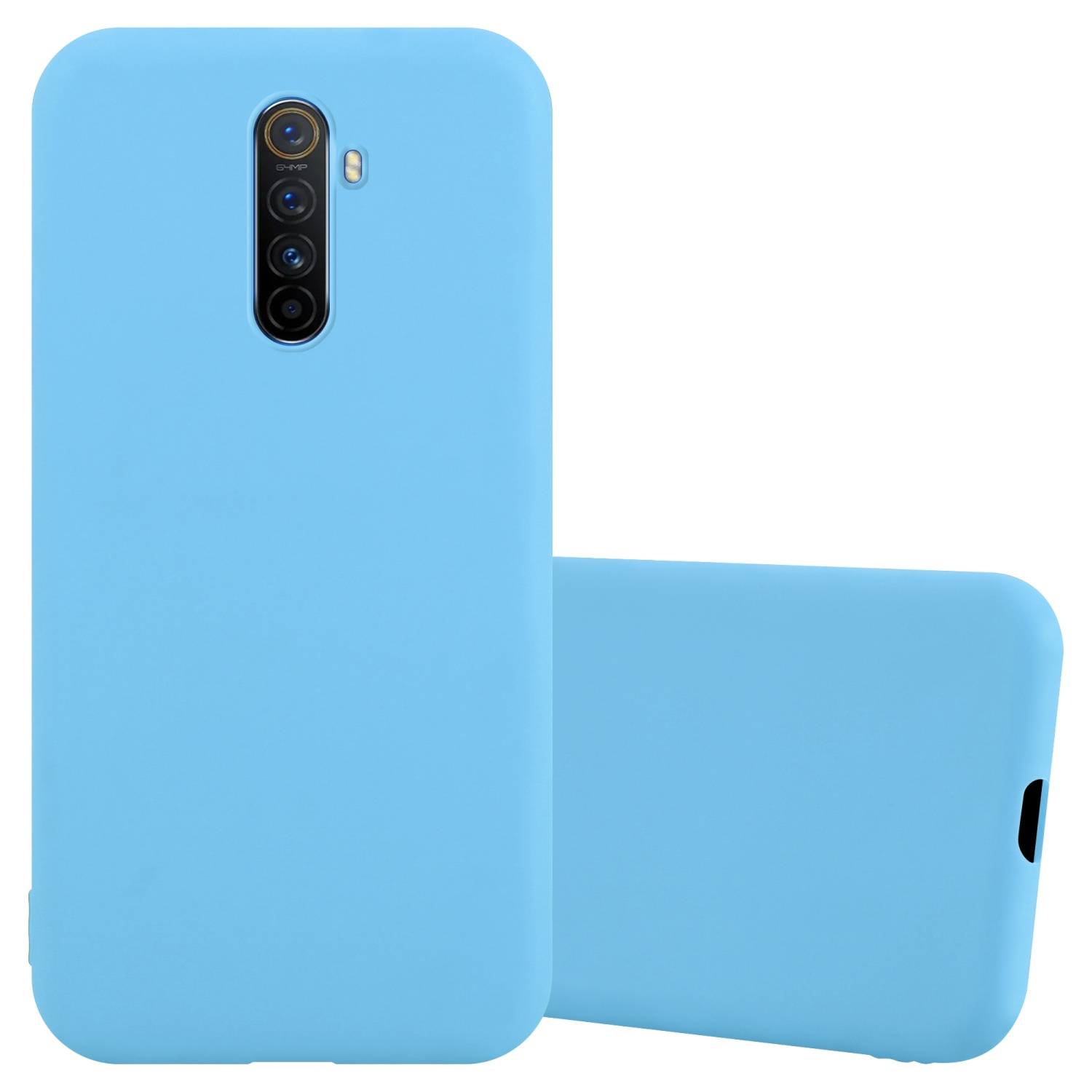 CADORABO Hülle im TPU X2 / Candy BLAU Realme, Ace, CANDY Style, Reno Oppo Backcover, PRO