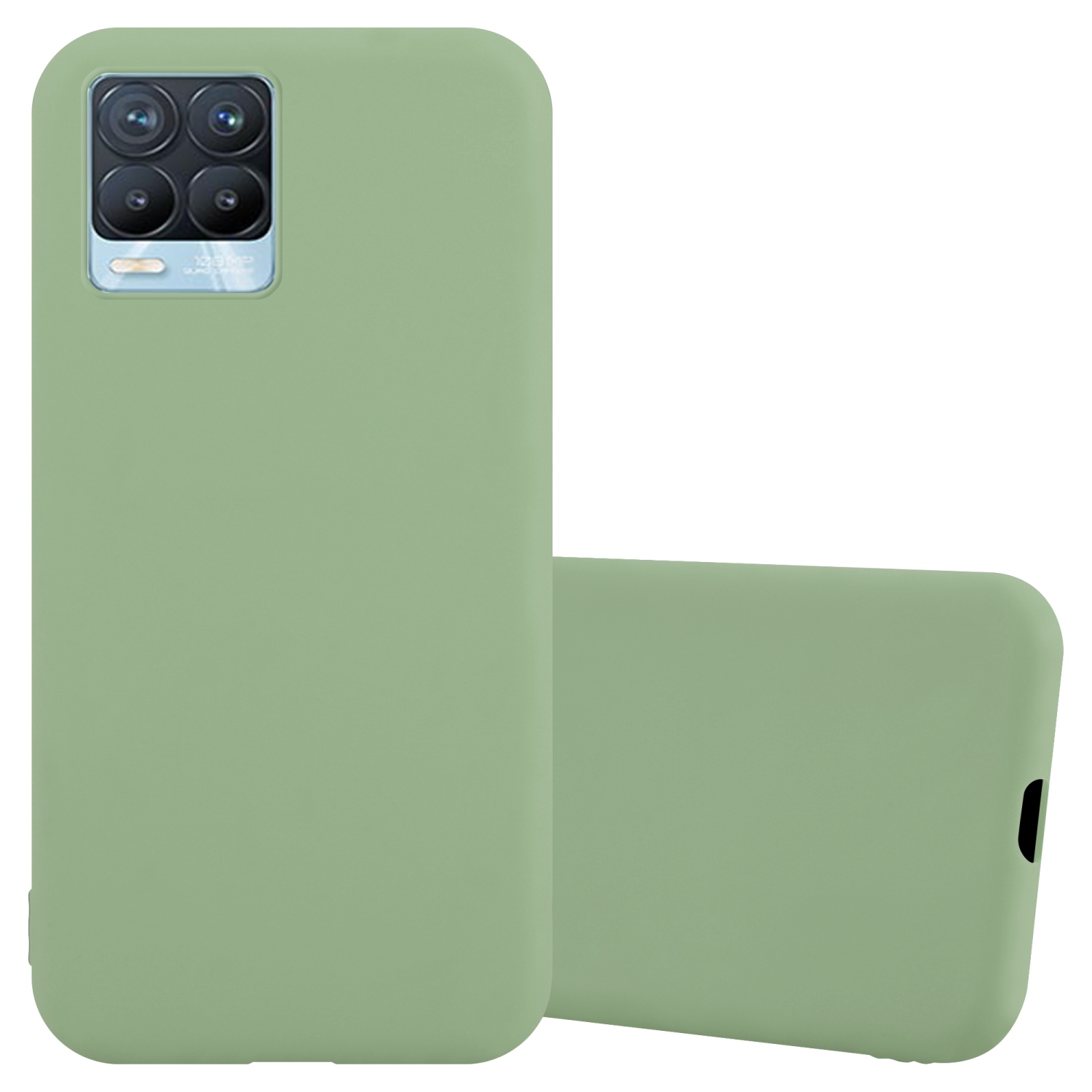 CADORABO Hülle 8 TPU / Realme, CANDY Candy PRO, Backcover, Style, 4G im 8 GRÜN PASTELL