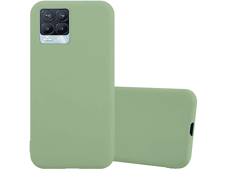 Backcover, Candy 8 Style, CANDY 8 4G PASTELL Realme, CADORABO im Hülle PRO, GRÜN TPU /