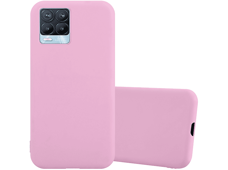 CADORABO Hülle im TPU Candy Style, Backcover, Realme, 8 4G / 8 PRO, CANDY ROSA