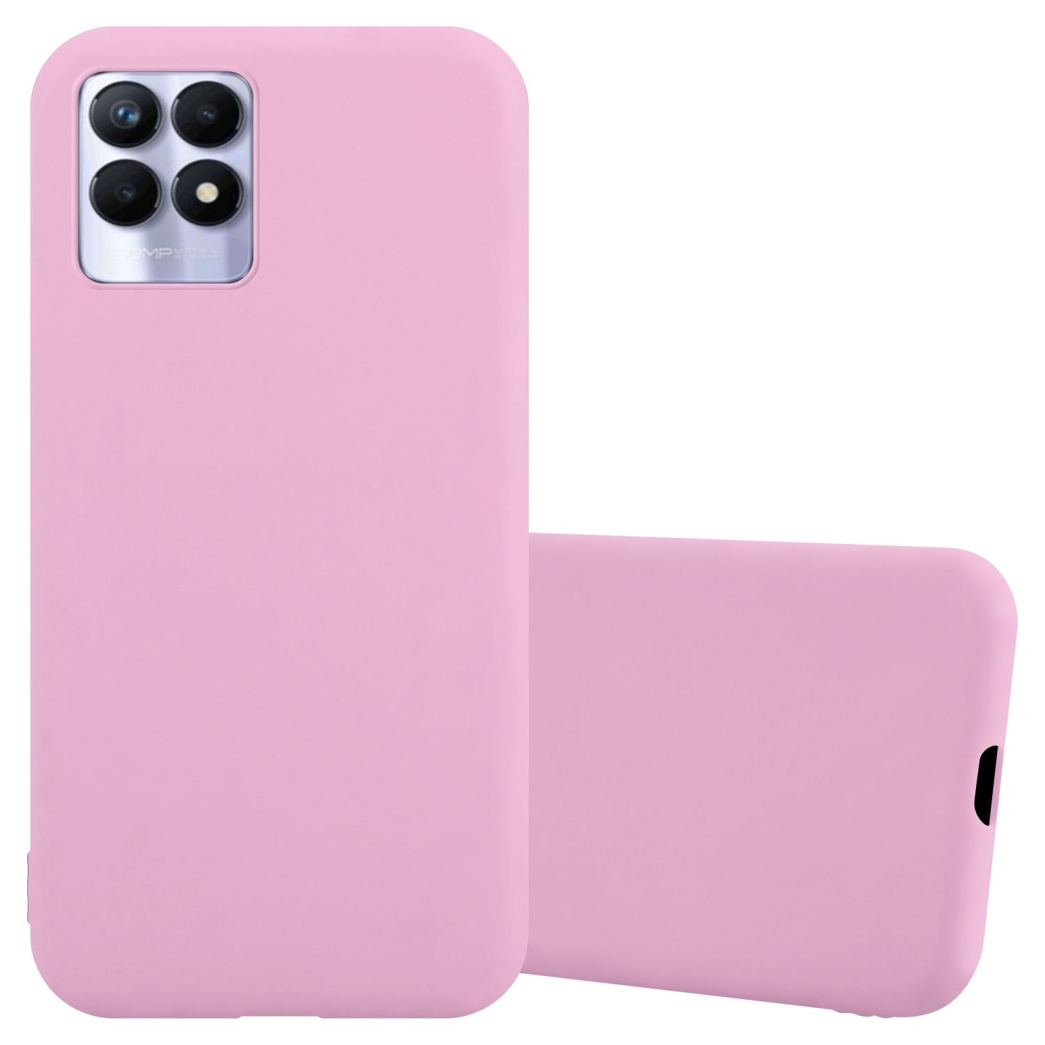 CADORABO Hülle im TPU 4G, Candy ROSA Narzo Realme, 8i / Backcover, CANDY 50 Style