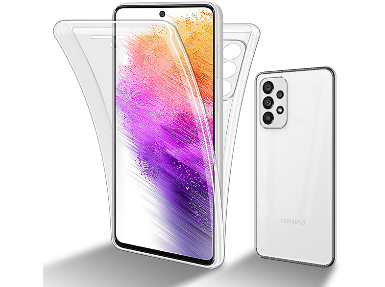 CADORABO TPU 360 Grad Case Rundumschutz Hülle, Backcover, Samsung