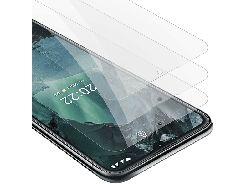CADORABO 3x Schutzglas Tempered Glas Schutzfolie(für Nokia G11 / G21)