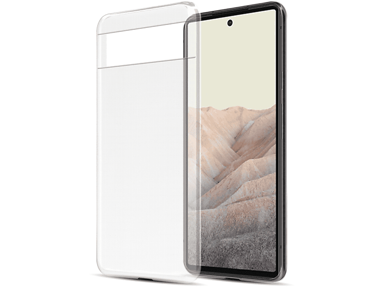 mumbi Custodia compatibile con Google Pixel XL, chiaro nero