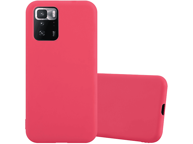 CADORABO Hülle im TPU Candy Style, Backcover, Xiaomi, POCO X3 GT, CANDY ROT