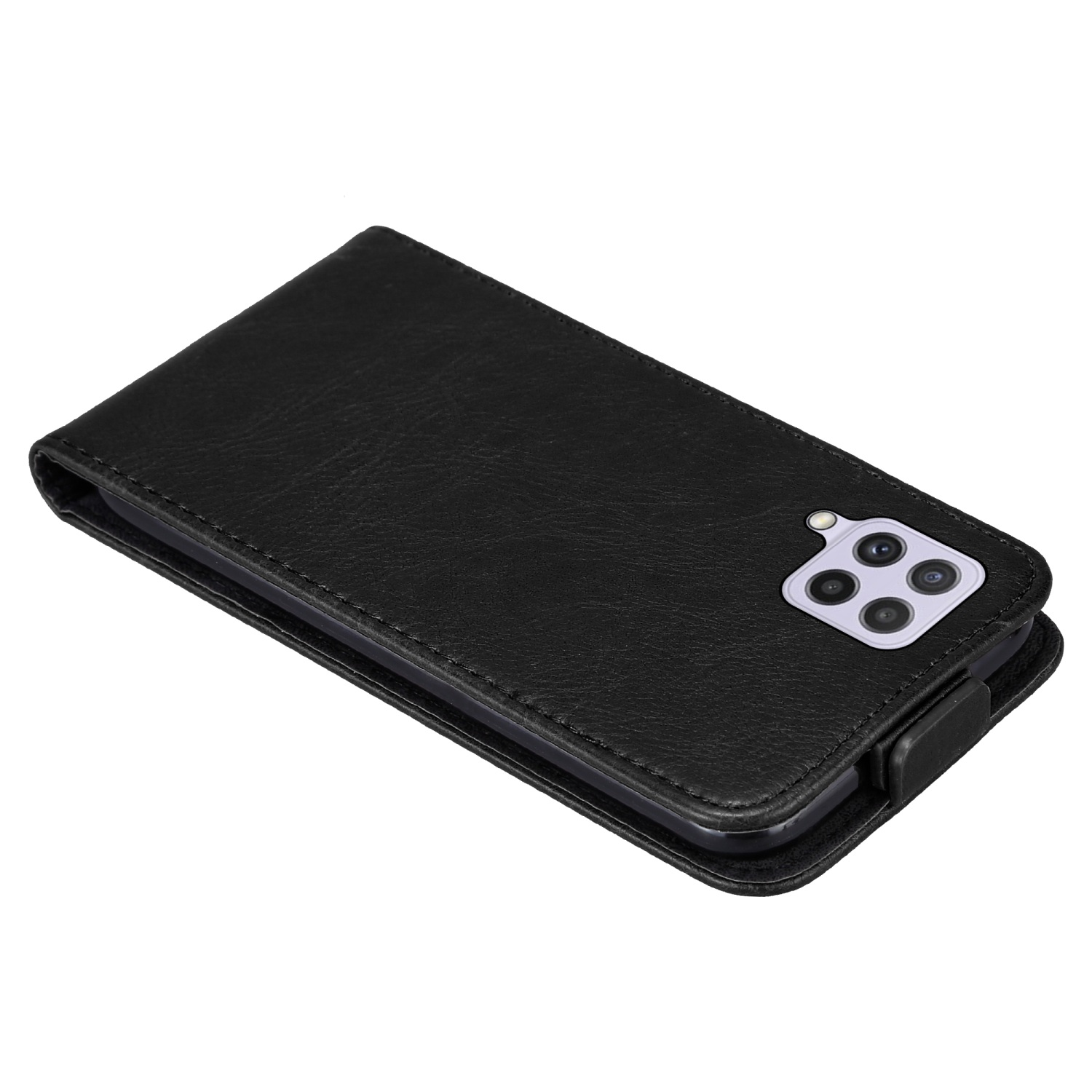 Hülle Style, NACHT / Flip M22 4G A22 im Cover, M32 SCHWARZ Samsung, CADORABO / Flip 4G, Galaxy