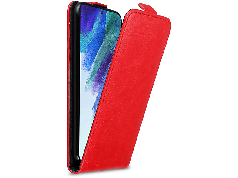 APFEL im Galaxy CADORABO Samsung, Flip Style, Hülle ROT Cover, Flip S22,