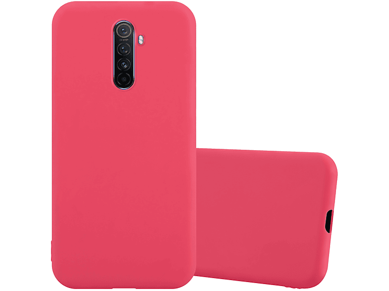 Reno Style, Realme, CADORABO / Oppo X2 Hülle im Ace, CANDY ROT Backcover, Candy PRO TPU