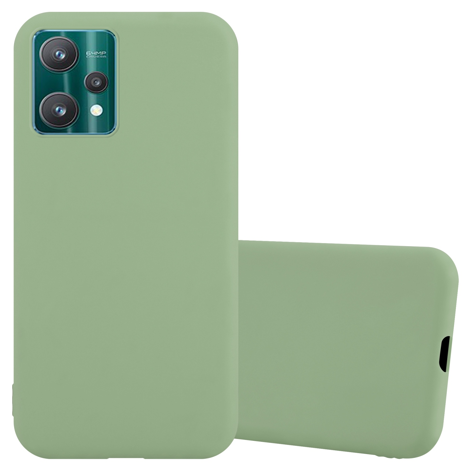 CADORABO Hülle 9 2 Nord LITE GRÜN Q5 CANDY / Backcover, TPU 5G Candy Realme, / / 5G, / PRO V25 OnePlus Style, PASTELL 9 CE im