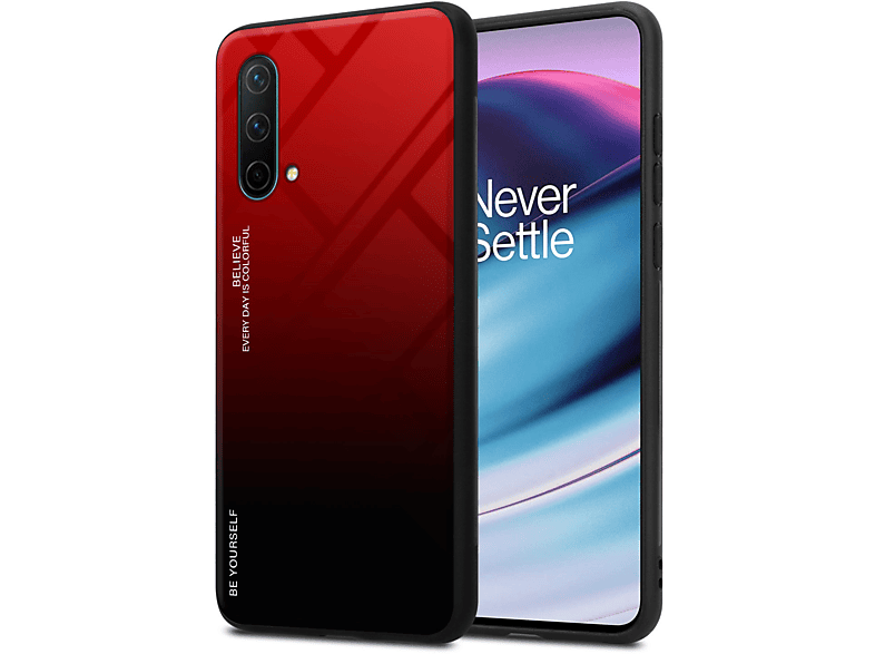 Funda WEIOU Para OnePlus Nord CE 5G + 2 Cristales Templados - TPU/PC, Soporte 360°, Negro