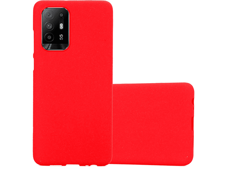 CADORABO TPU Frosted Schutzhülle, Backcover, Oppo, A94 5G, FROST ROT
