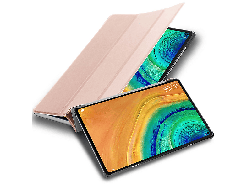 Cadorabo Hülle Für Huawei MatePad 11 (10.95 Zoll) – Schwarzes Kunstleder, Stoßfest, Mit Standfunktion