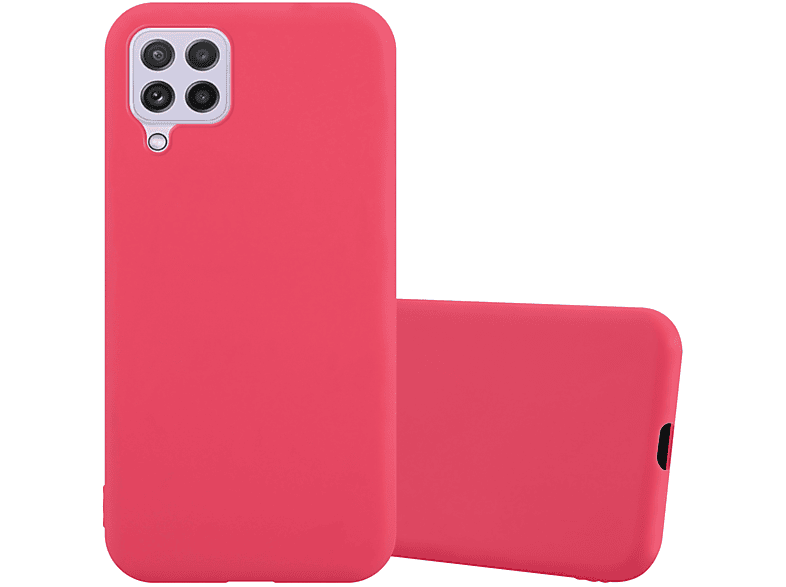 CADORABO Hülle im TPU Candy Style, Backcover, Samsung, Galaxy A22 4G / M22 / M32 4G, CANDY ROT