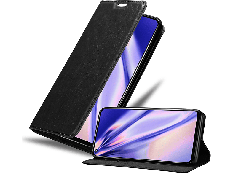 V25 / SCHWARZ LITE 9 Book CADORABO Hülle 5G, PRO 2 Nord CE NACHT Realme, / / Magnet, 5G Q5 OnePlus Invisible / Bookcover, 9