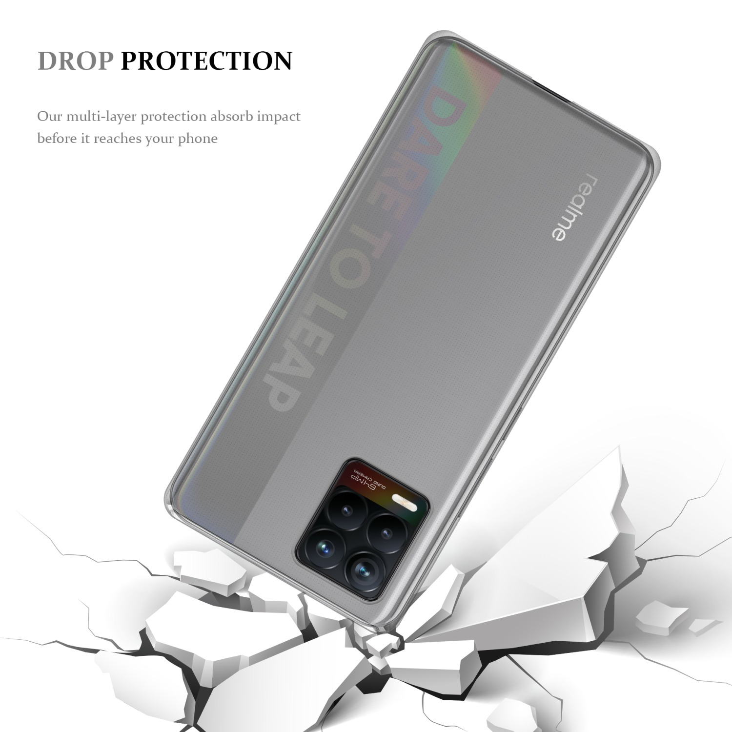 CADORABO TPU Ultra Slim AIR 8 8 TRANSPARENT Backcover, 4G / Realme, Schutzhülle, VOLL PRO