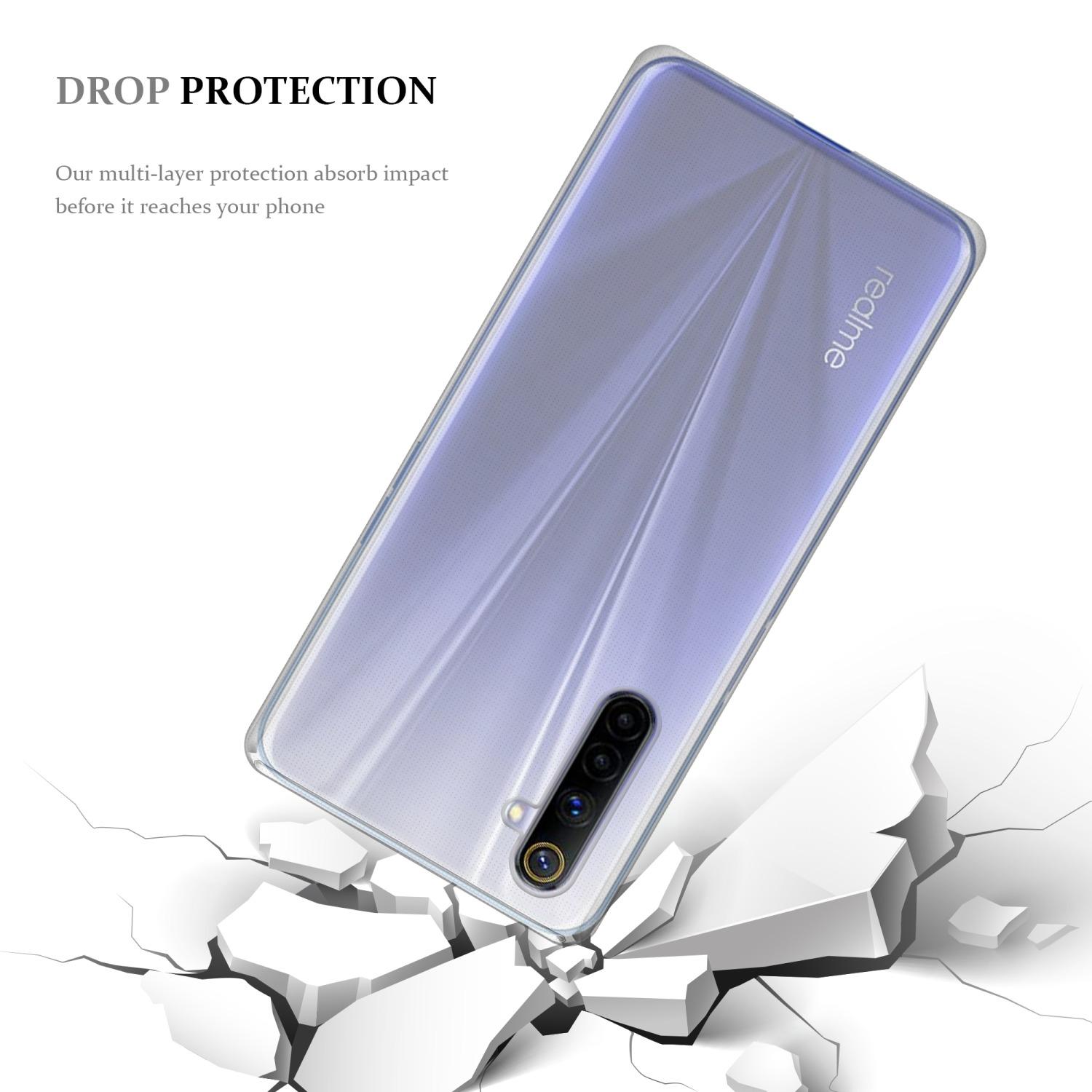 CADORABO TPU Ultra Backcover, 6s, Schutzhülle, 4G 6 AIR TRANSPARENT VOLL Slim Realme, 