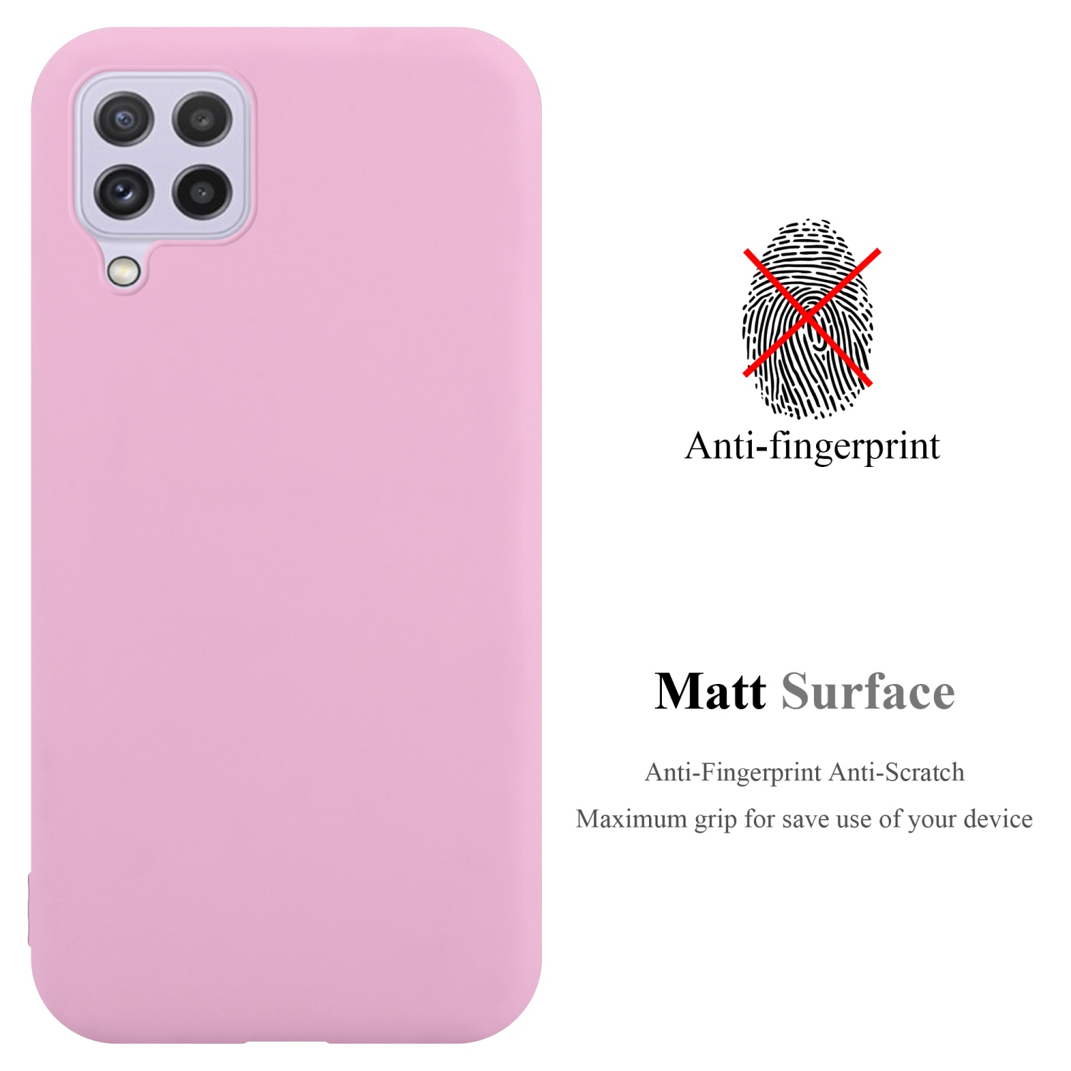 ROSA Hülle 4G, Candy 4G M22 im / Samsung, CADORABO TPU Style, A22 M32 Galaxy Backcover, CANDY /