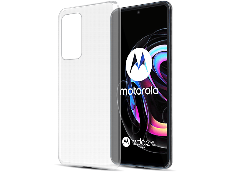 CADORABO TPU Ultra Slim AIR Schutzhülle, Backcover, Motorola, EDGE 20 PRO / EDGE S PRO, VOLL TRANSPARENT