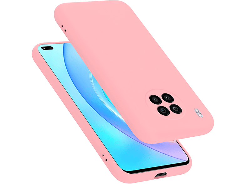 CADORABO Hülle im Liquid Silicone Case Style, Backcover, Honor, 50 LITE, LIQUID PINK
