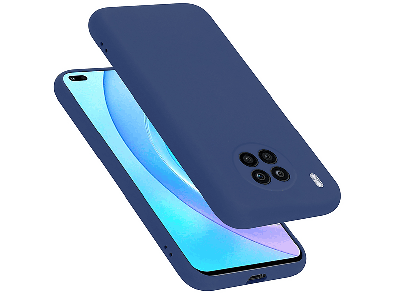 Funda De Silicona Mate Lisa Para Honor 8X Color Negro