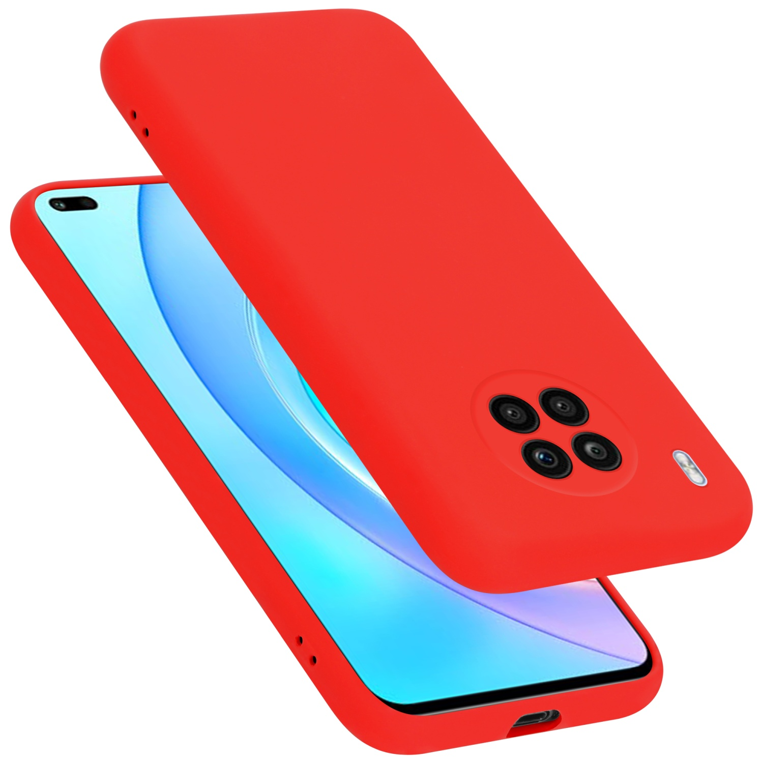 LIQUID Style, im Case LITE, ROT Silicone CADORABO 50 Backcover, Honor, Liquid Hülle