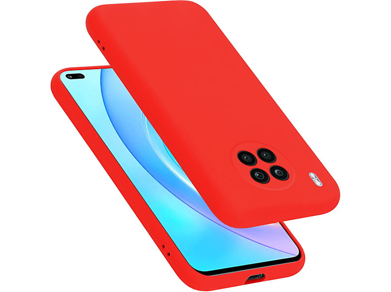 CADORABO Hülle im ROT Liquid LITE, Case 50 Backcover, Style, Honor, LIQUID Silicone