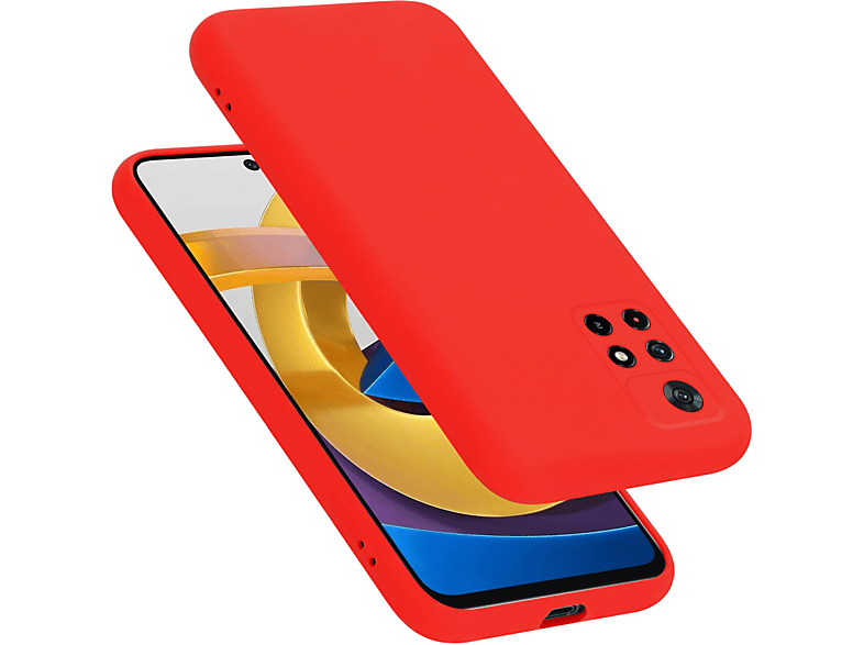 Backcover, Liquid Style, Silicone im 5G, M4 CADORABO LIQUID PRO ROT Xiaomi, Hülle Case POCO