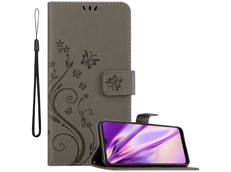 Cadorabo Handyhülle Für Nokia G11/G21 – Klapphülle Mit Blumen-Design, Magnetverschluss & Kartenfächern