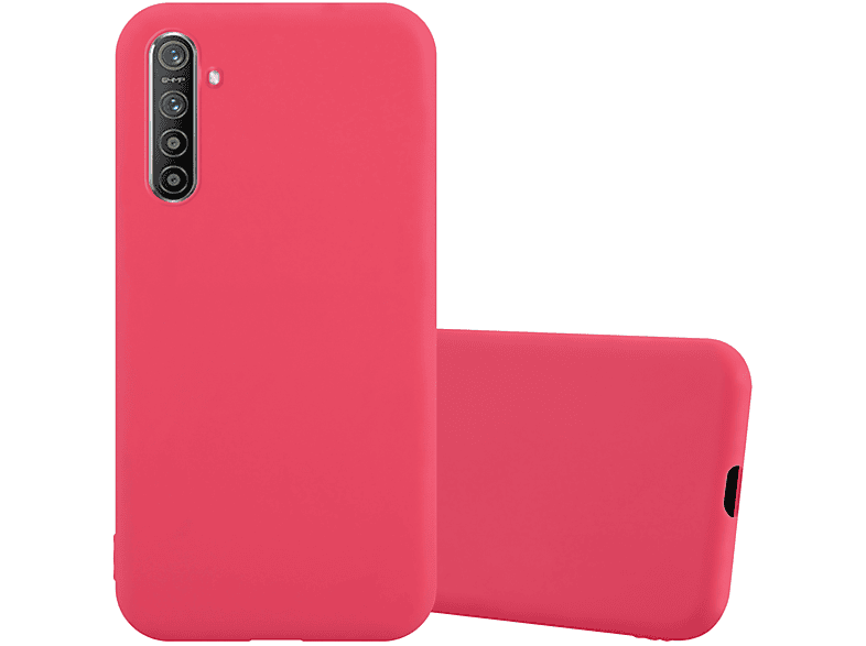 CADORABO Hülle im TPU Candy Style, Backcover, Realme, X2 / XT / Oppo K5, CANDY ROT