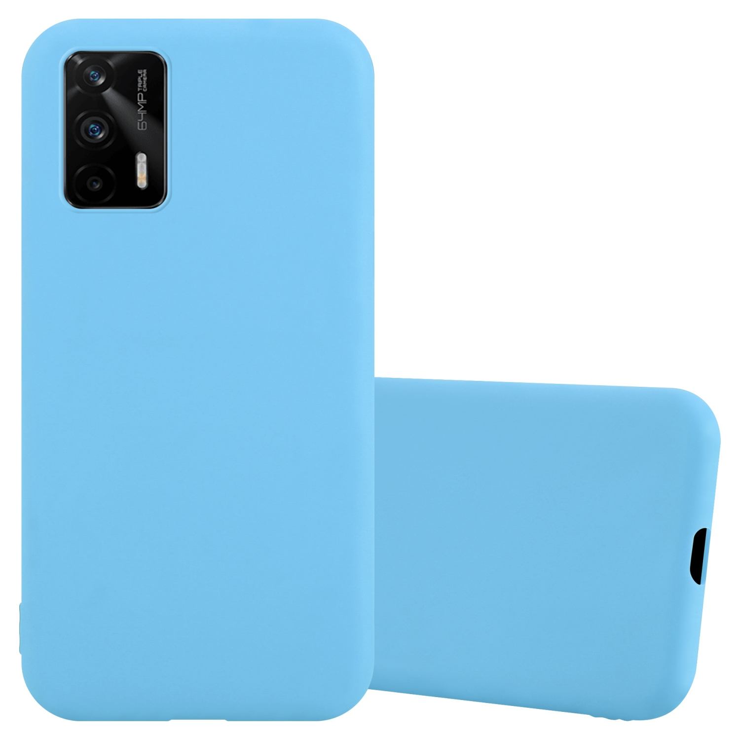 CADORABO Hülle 2T im BLAU TPU Neo Candy / / CANDY Style, GT Q3 GT PRO, Backcover, Realme